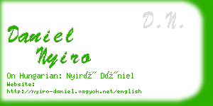 daniel nyiro business card